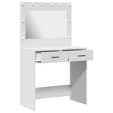 Dressing Table White 78.5 x 41 x 135 cm Engineered wood - Top-Down View