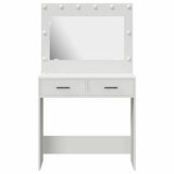 Dressing Table White 78.5 x 41 x 135 cm Engineered wood - 45-Degree Angle