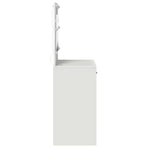 Dressing Table White 78,5 x 41 x 135 cm Engineered Wood