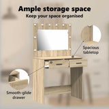 Dressing Table Sonoma Oak 78,5 x 41 x 135 cm Engineered Wood