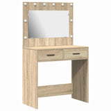 Dressing Table Sonoma oak 78.5 x 41 x 135 cm Engineered wood - Front View