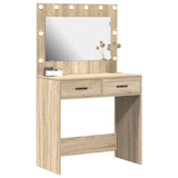 Dressing Table Sonoma oak 78.5 x 41 x 135 cm Engineered wood - Side View
