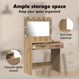 Dressing Table Artisan Oak 78,5 x 41 x 135 cm Engineered Wood