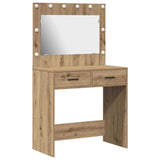 Dressing Table Artisan oak 78.5 x 41 x 135 cm Engineered wood - Front View