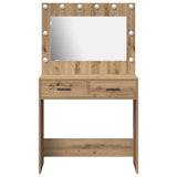 Dressing Table Artisan oak 78.5 x 41 x 135 cm Engineered wood - 45-Degree Angle