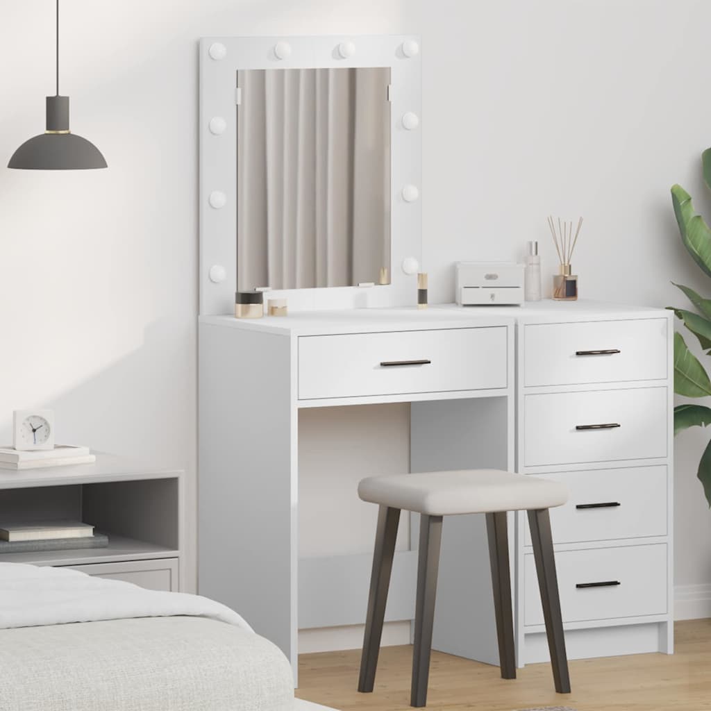Dressing Table White 50 x 41 x 135 cm Engineered wood