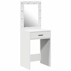 Dressing Table White 50 x 41 x 135 cm Engineered Wood