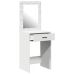 Dressing Table White 50 x 41 x 135 cm Engineered Wood