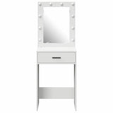 Dressing Table White 50 x 41 x 135 cm Engineered wood - 45-Degree Angle