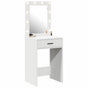 Dressing Table White 50 x 41 x 135 cm Engineered Wood