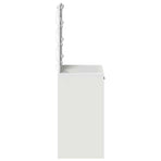 Dressing Table White 50 x 41 x 135 cm Engineered Wood