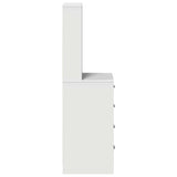 Highboard with Drawer White 40 x 41 x 135 cm Engineered wood