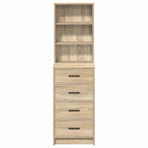 Highboard Sonoma oak 40 x 41 x 135 cm Engineered Wood