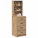 Highboard Artisan oak 40 x 41 x 135 cm Engineered wood - Side View