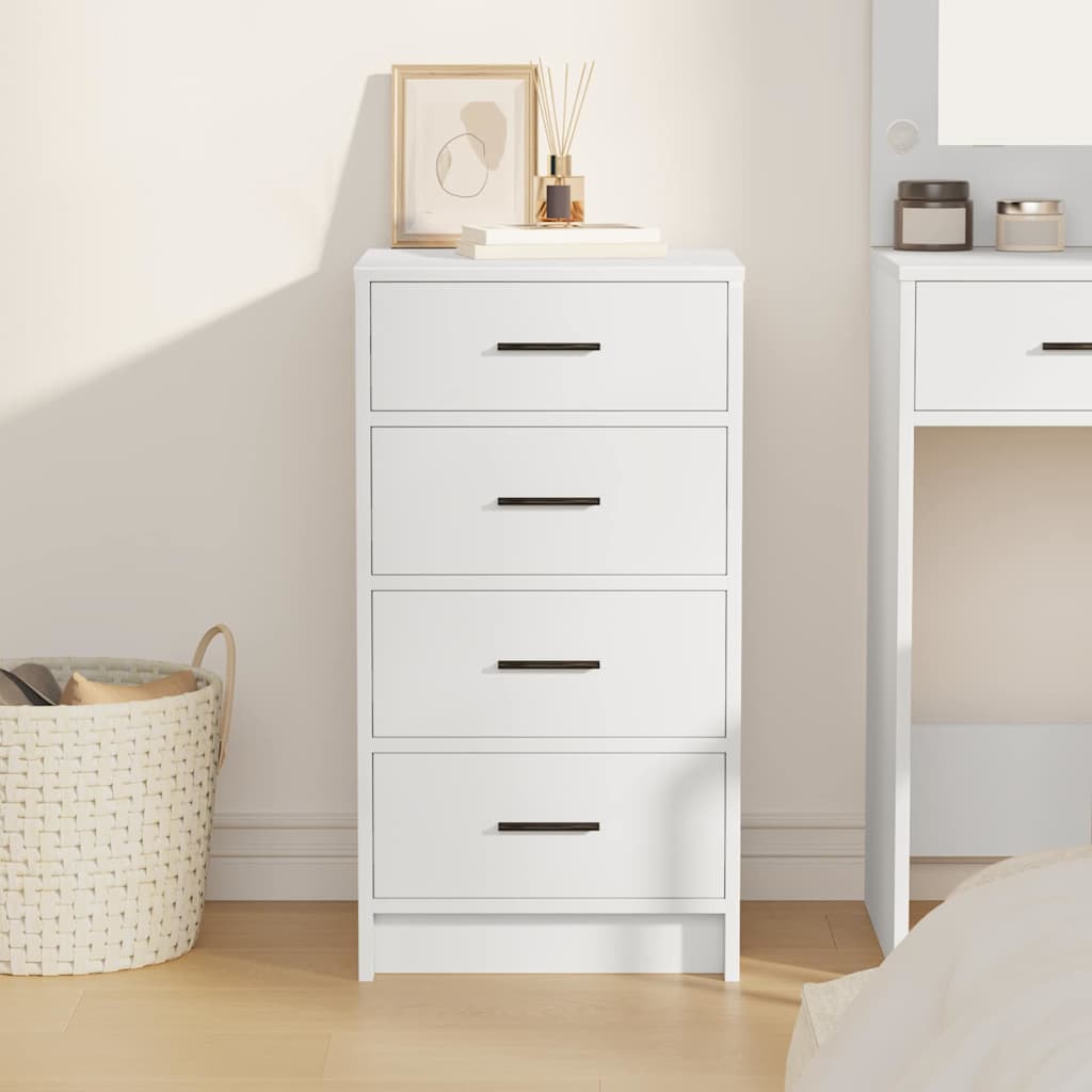 Sideboard White 40 x 41 x 75 cm Engineered Wood