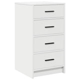 Sideboard White 40 x 41 x 75 cm Engineered Wood - Front View