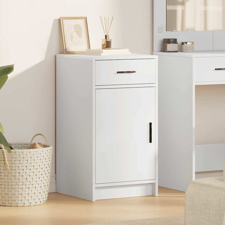 Sideboard White 40 x 40.5 x 75 cm Engineered Wood