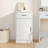 Sideboard with Drawer White 40 x 40.5 x 75 cm Engineered wood - Top-Down View