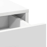 Highboard with Drawer White 40 x 40,5 x 135 cm Engineered Wood