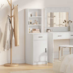 Highboard White 41 x 40 x 135 cm Engineered Wood