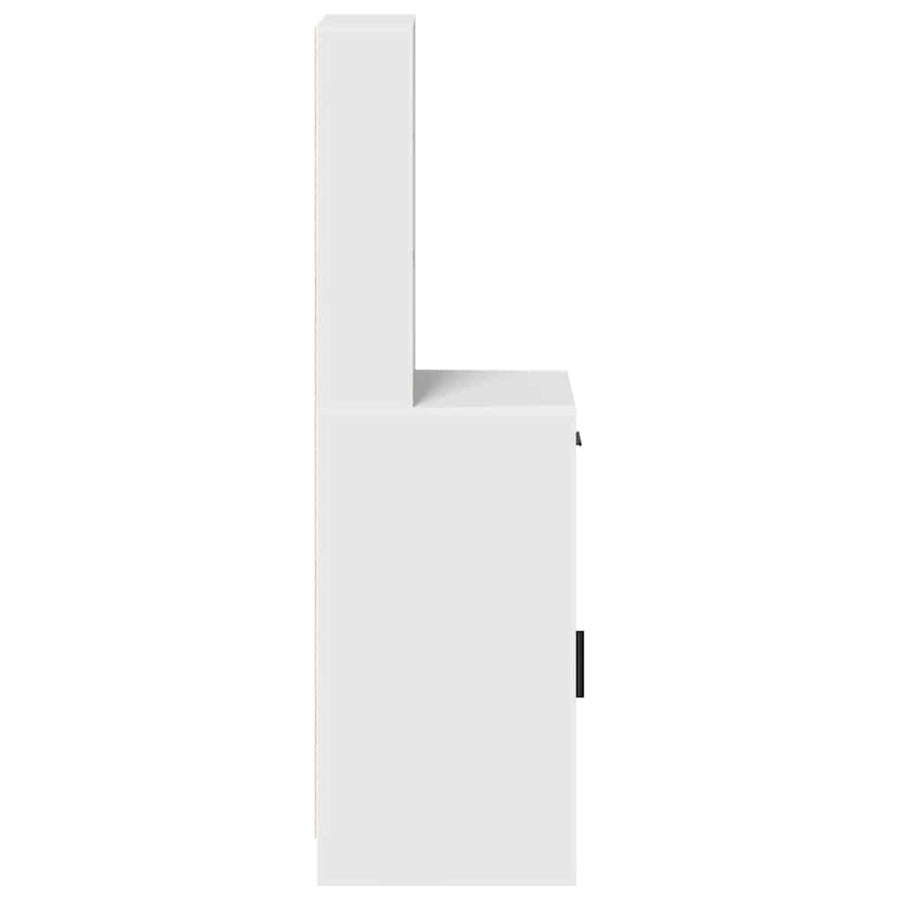 Highboard White 41 x 40 x 135 cm Engineered Wood