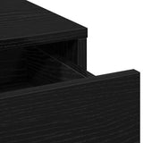 Highboard Black Oak 40 x 40,5 x 135 cm Engineered Wood - Extra Image
