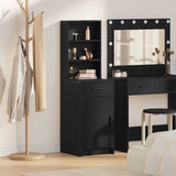Highboard Black Oak 40 x 40,5 x 135 cm Engineered Wood