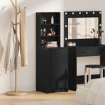 Highboard Black Oak 41 x 40 x 135 cm Engineered Wood