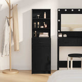 Highboard Black Oak 40 x 40,5 x 135 cm Engineered Wood