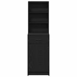 Highboard Black Oak 40 x 40,5 x 135 cm Engineered Wood