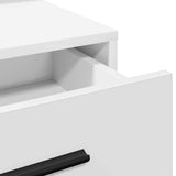 Dressing Table White 79 x 41 x 135 cm Engineered Wood
