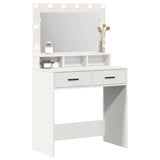 Dressing Table White 79 x 41 x 135 cm Engineered wood - Side View