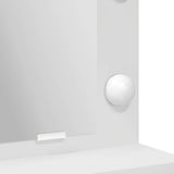 Dressing Table White 50 x 41 x 135 cm Engineered wood - Extra Image