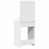 Dressing Table White 50 x 41 x 135 cm Engineered wood - Close-Up Angle