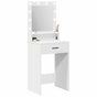 Dressing Table White 50 x 41 x 135 cm Engineered Wood