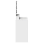 Dressing Table White 50 x 41 x 135 cm Engineered Wood