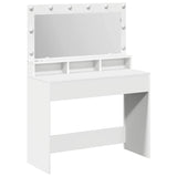 Dressing Table White 100 x 41 x 135 cm Engineered wood - Front View
