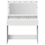 Dressing Table White 100 x 41 x 135 cm Engineered Wood