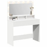 Dressing Table White 100 x 41 x 135 cm Engineered wood - Side View