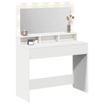 Dressing Table White 100 x 41 x 135 cm Engineered Wood