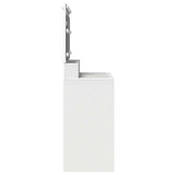Dressing Table White 100 x 41 x 135 cm Engineered wood - 45-Degree Angle