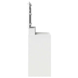Dressing Table White 100 x 41 x 135 cm Engineered Wood