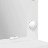 Dressing Table White 79 x 41 x 135 cm Engineered wood - Low Angle