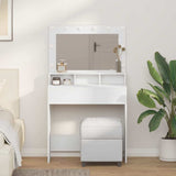 Dressing Table White 79 x 41 x 135 cm Engineered wood