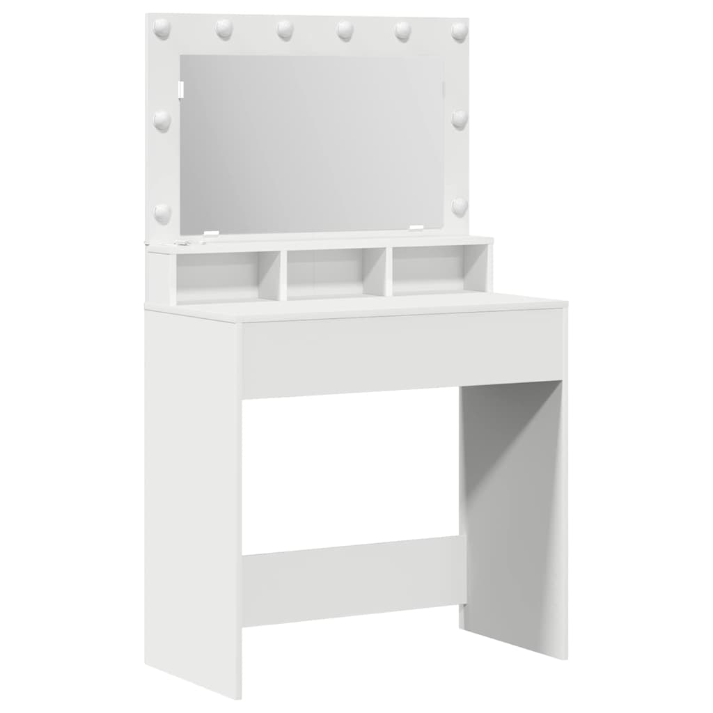Dressing Table White 79 x 41 x 135 cm Engineered wood