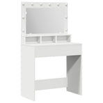 Dressing Table White 78,5 x 41 x 135 cm Engineered Wood