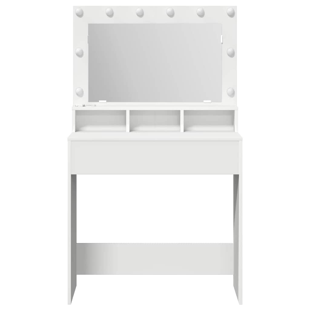 Dressing Table White 79 x 41 x 135 cm Engineered wood