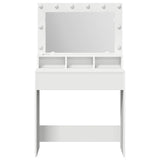 Dressing Table White 78,5 x 41 x 135 cm Engineered Wood