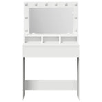 Dressing Table White 78,5 x 41 x 135 cm Engineered Wood