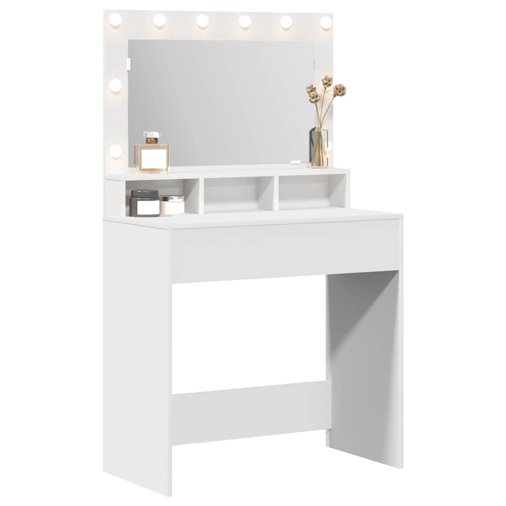 Dressing Table White 79 x 41 x 135 cm Engineered wood
